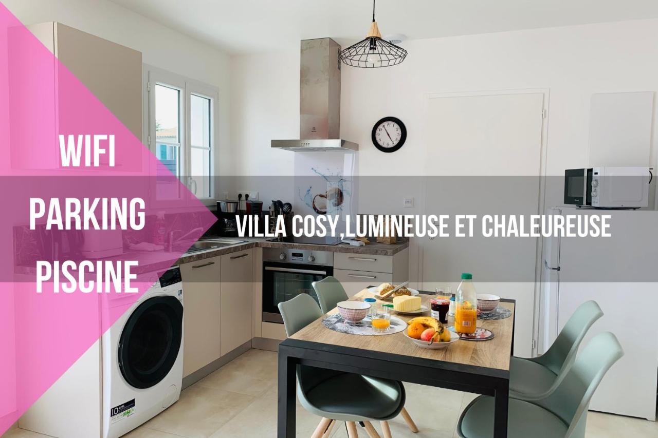 Le Mousse Maison Avec Piscine/Parking/Wifi/Plages 5Kms Les Mathes Buitenkant foto