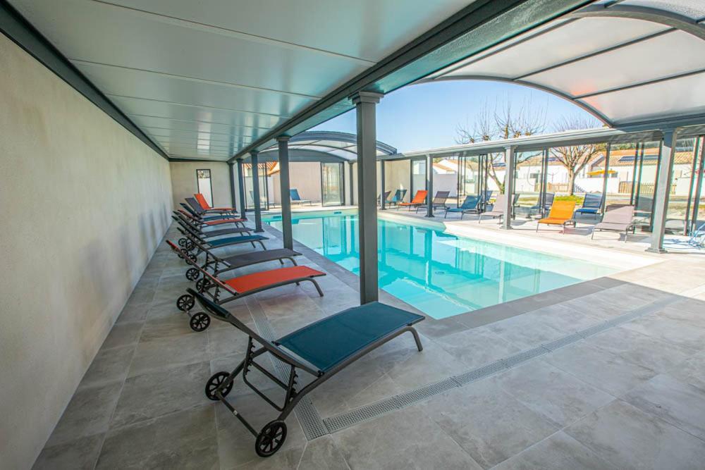 Le Mousse Maison Avec Piscine/Parking/Wifi/Plages 5Kms Les Mathes Buitenkant foto