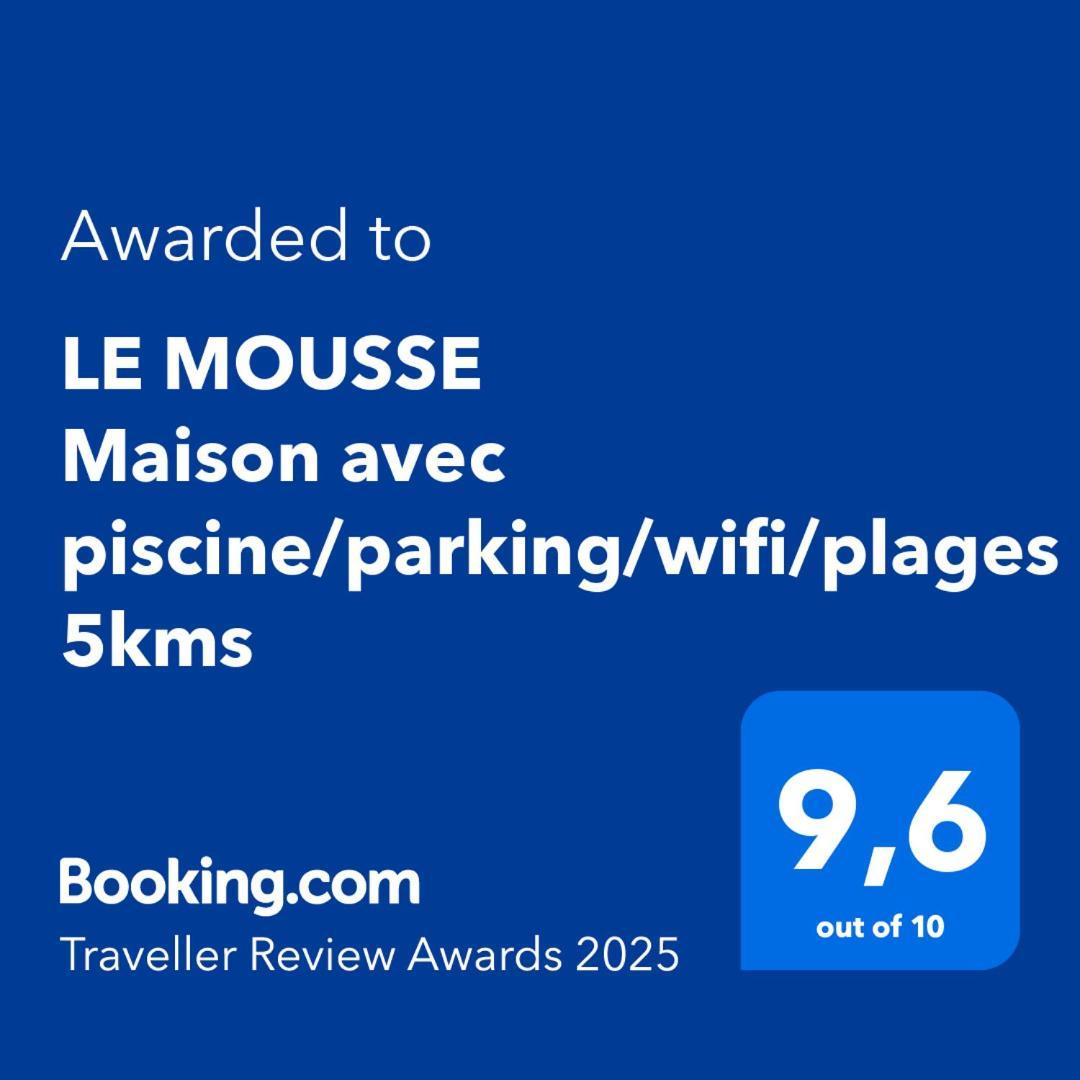 Le Mousse Maison Avec Piscine/Parking/Wifi/Plages 5Kms Les Mathes Buitenkant foto